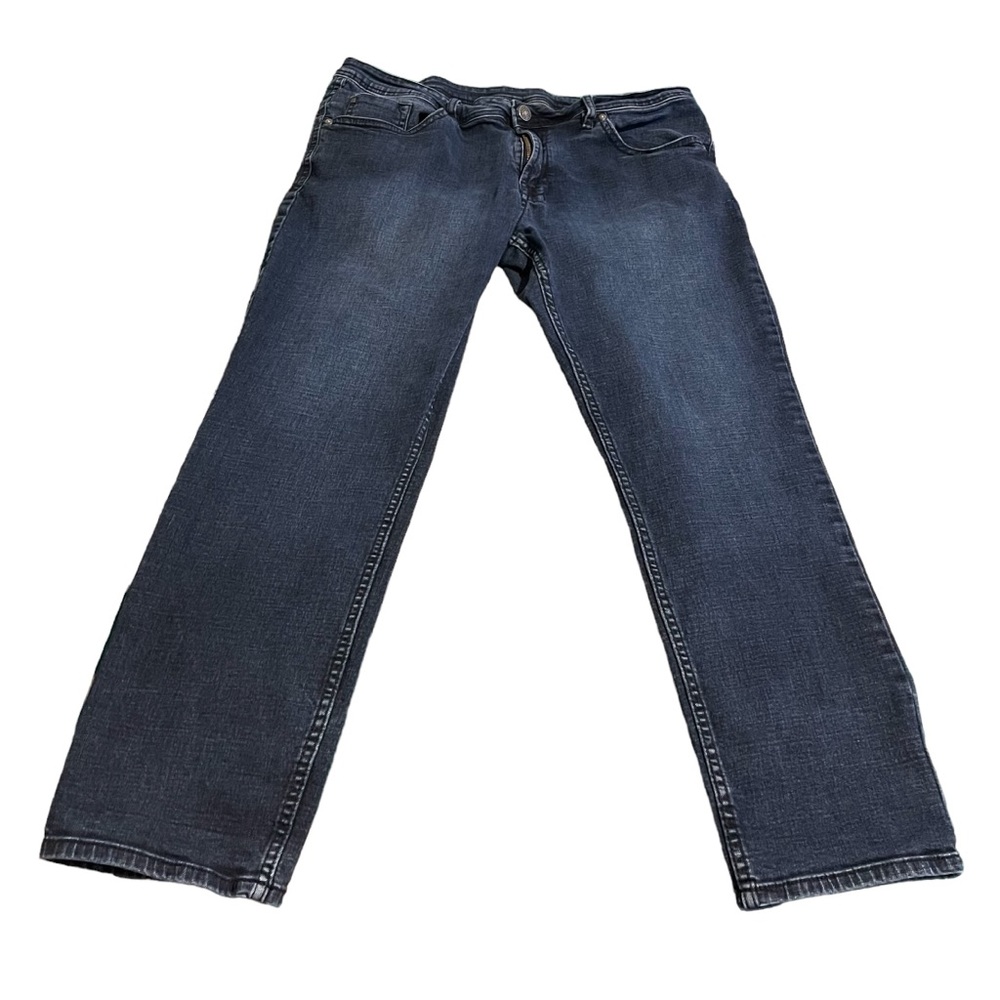 Buffalo David Bitton Jeans Men 38x30 Blue Jackson Straight Stretch Low Rise